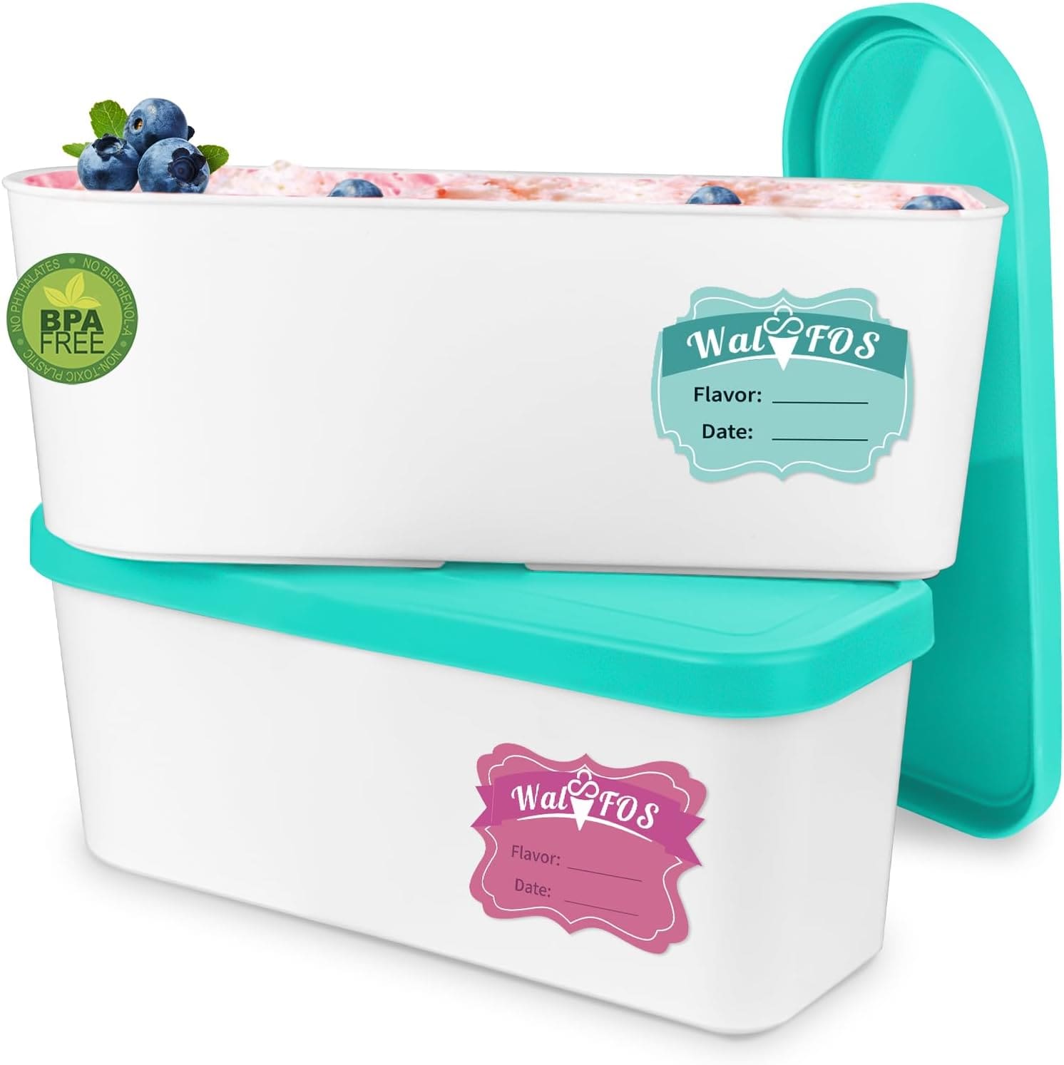 Walfos Reusable Freezer Containers